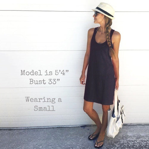 Casual Round Neck Cotton-Blend Dress (S–XL)