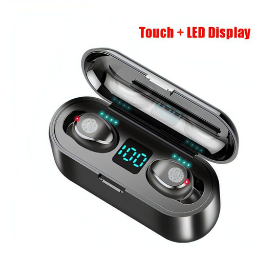 SonicDots™ – Auto-Pair LED Display Earbuds