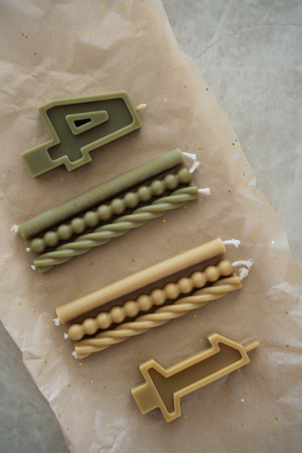 Botanical Number Candles (0–9)
