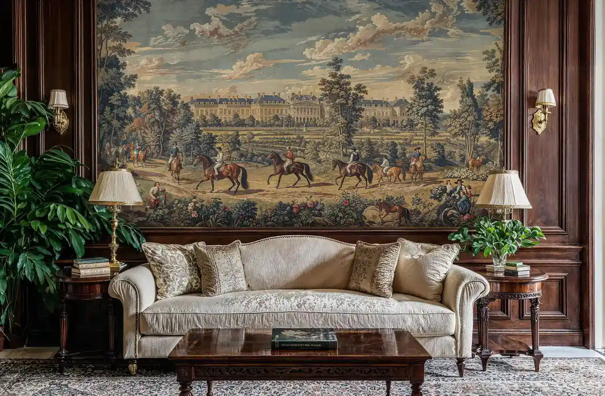 French Countryside Tapestry Wall Mural