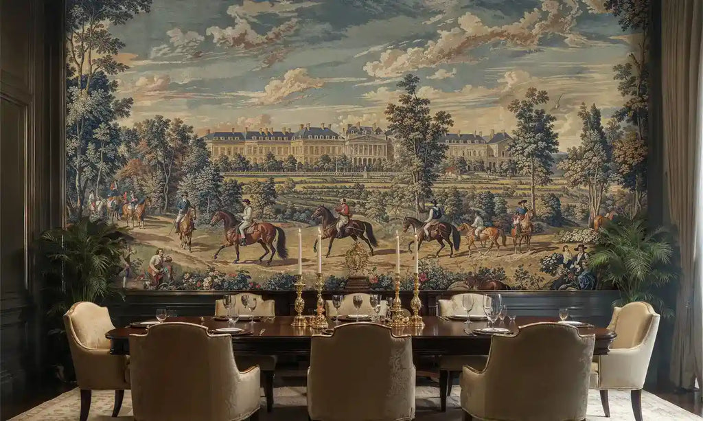 French Countryside Tapestry Wall Mural