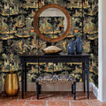 Chinese Garden Scene Wall Mural by Atelier Merien