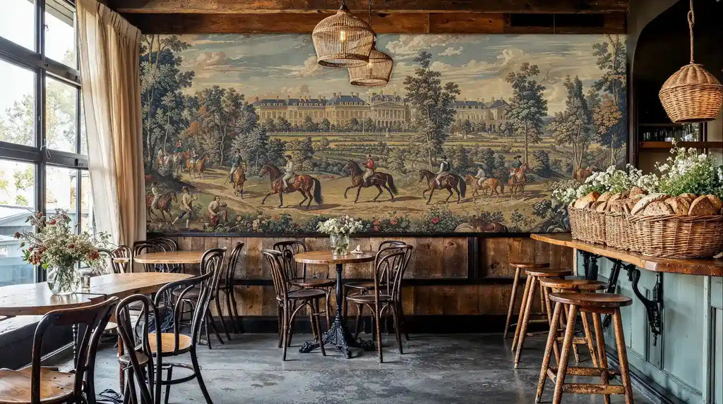French Countryside Tapestry Wall Mural