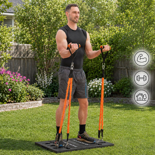 Integrated Portable Training System with Exercise Guide Gympak Max