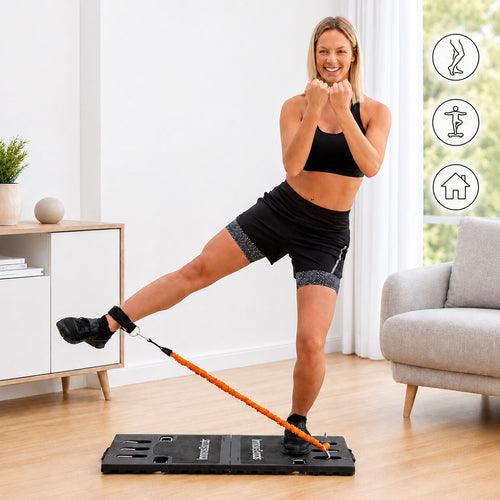 Integrated Portable Training System with Exercise Guide Gympak Max
